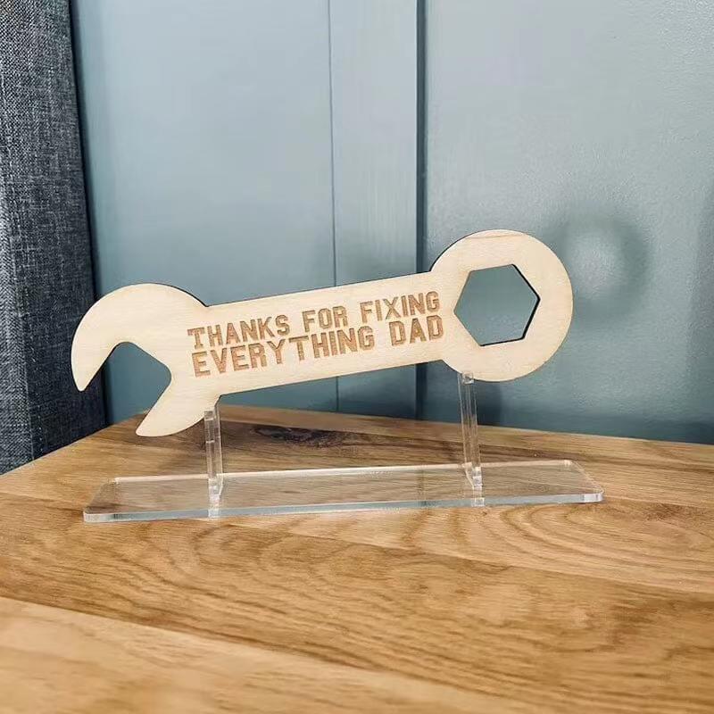 Father&#039;s Day Wooden Crafts Father&#039;s Day Gifts For Father Good Gifts Father Desktop Decorations