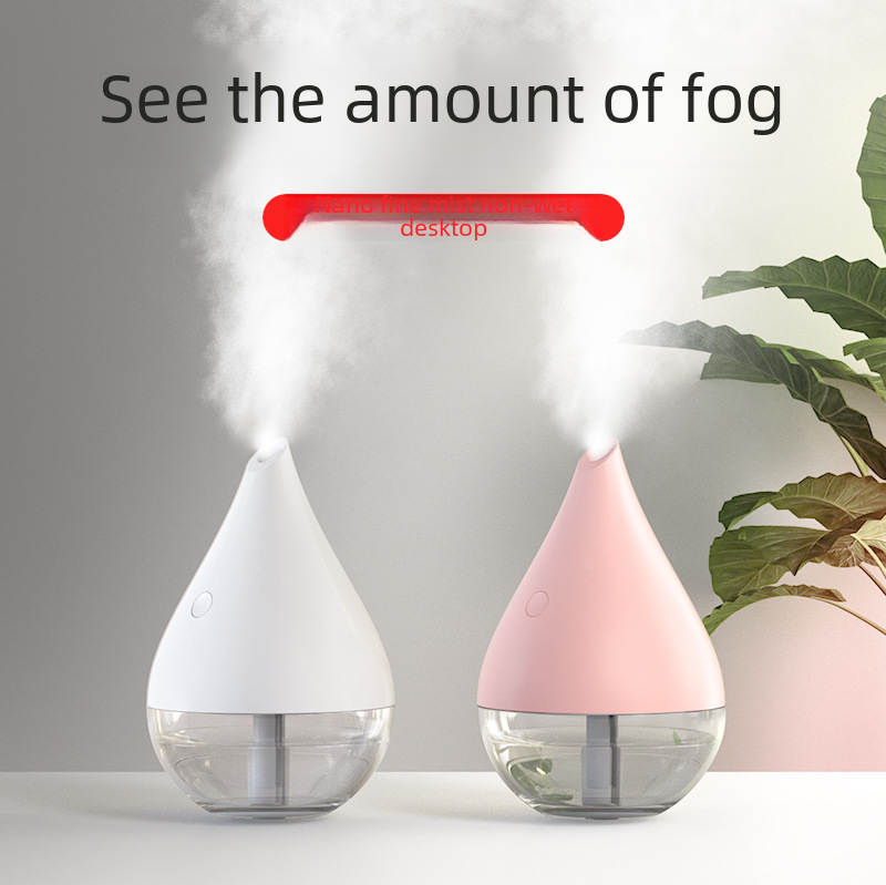 Water Drop Humidifier Air Humidifier Home Mute Small Usb Mini Baby Office Large Capacity Spray
